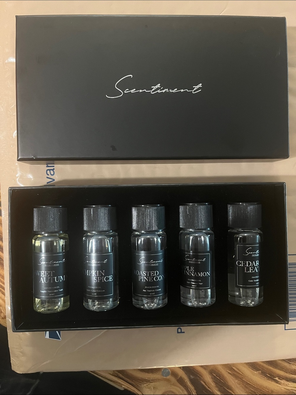 Scentiment The Fall Collection Fragrance Oil Set -- 5 Scents